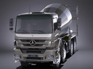 Mercedes-Benz Axor 3240B B&eacute;tonni&egrave;re 2017 vray Modèle 3D
