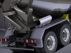 Mercedes-Benz Axor 3240B Cement Mixer 2017 vray 3D Модель