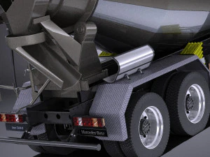 Mercedes-Benz Axor 3240B B&eacute;tonni&egrave;re 2017 vray Modèle 3D