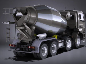 Mercedes-Benz Axor 3240B B&eacute;tonni&egrave;re 2017 vray Modèle 3D