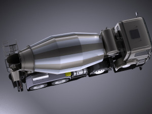 Mercedes-Benz Axor 3240B Cement Mixer 2017 vray 3D Модель