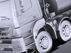Mercedes-Benz Axor 3240B B&eacute;tonni&egrave;re 2017 vray Modèle 3D