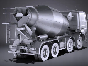 Mercedes-Benz Axor 3240B B&eacute;tonni&egrave;re 2017 vray Modèle 3D