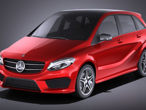 mercedes-benz b-class amg 2016 vray 3D Model