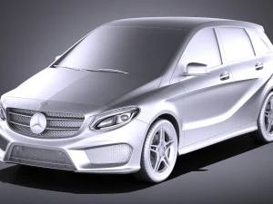 Mercedes-Benz B-class AMG 2016 vray 3D Model