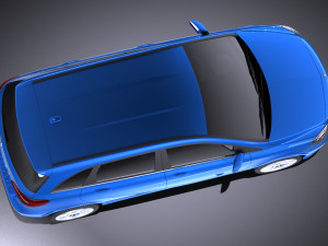 Mercedes-Benz B-class Electric Drive 2016 vray 3D 모델