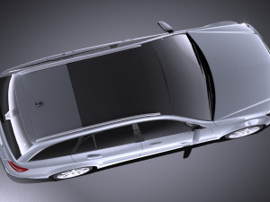 Mercedes-Benz C-class Estate 2012 VRAY 3D 模型