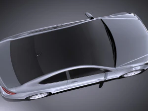 Mercedes-Benz C-class Coupe 2013 vray 3D Model