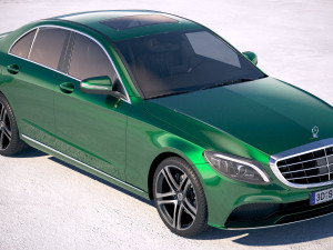Mercedes-Benz C-class Sedan 2019 3D-Modell