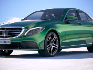 Mercedes-Benz C-class Sedan 2019 3D-Modell