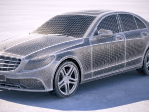 Mercedes-Benz C-class Sedan 2019 3D-Modell
