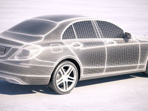 Mercedes-Benz C-class Sedan 2019 3D-Modell