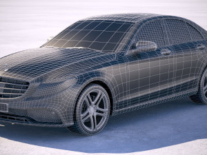 Mercedes-Benz C-class Sedan 2019 3D-Modell