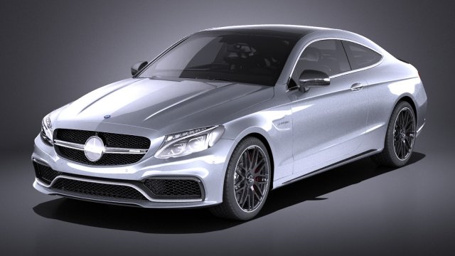 mercedes-benz c63 amg sedan 2017 vray 3D Model