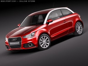 Audi A1 2010 3D Model