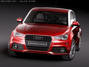 Audi A1 2010 3D Model