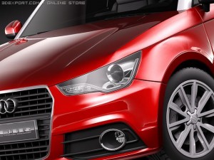 Audi A1 2010 3D Model