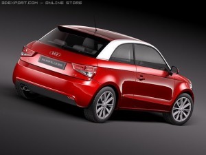Audi A1 2010 3D Model