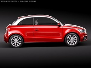 Audi A1 2010 3D Model