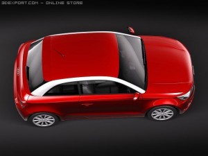 Audi A1 2010 3D Model