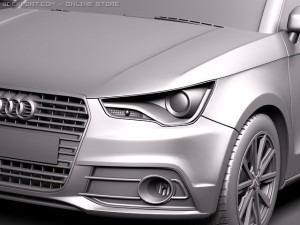 Audi A1 2010 3D Model