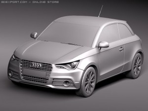 Audi A1 2010 3D Model