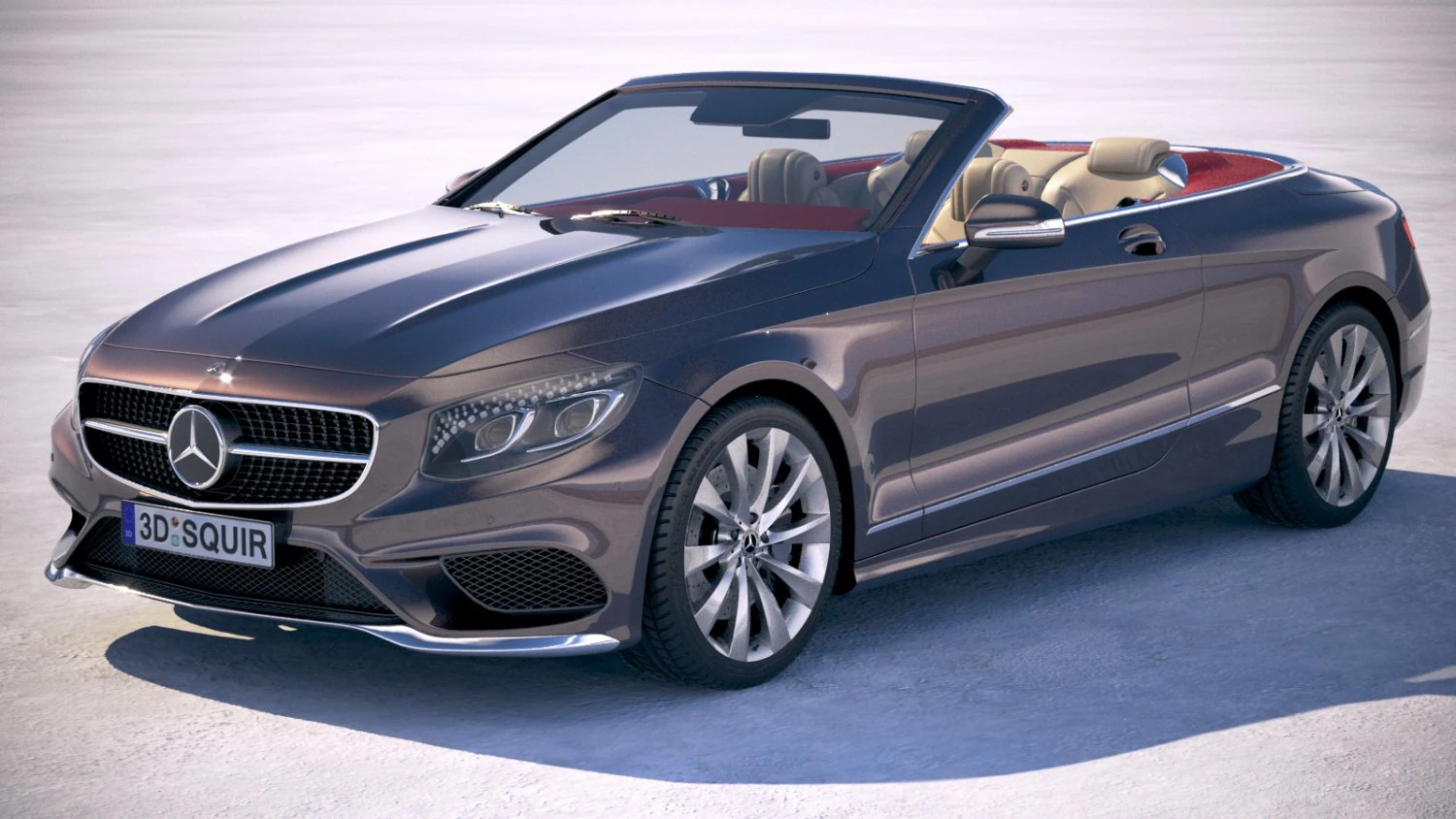 Mercedes-Benz Classe S Cabriolet 2018 Modello 3D .c4d .max .obj .3ds .fbx .stl .blend