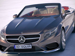 Mercedes-Benz Classe S Cabriolet 2018 Modello 3D