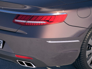 Mercedes-Benz S-Class Cabriolet 2018 3D Model