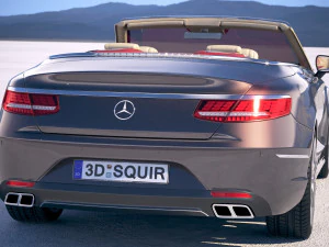 Mercedes-Benz Classe S Cabriolet 2018 Modello 3D