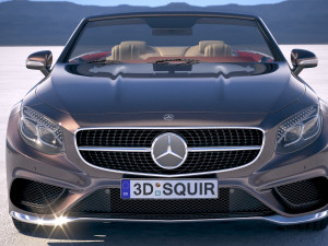 Mercedes-Benz S-Class Cabriolet 2018 3D Model