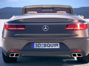 Mercedes-Benz S-Class Cabriolet 2018 3D Model