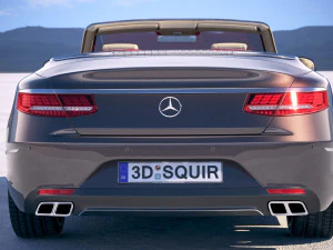 Mercedes-Benz Classe S Cabriolet 2018 Modello 3D