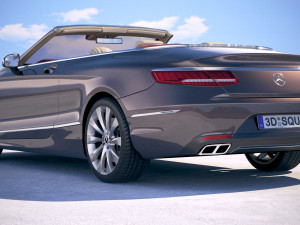 Mercedes-Benz S-Class Cabriolet 2018 3D Model