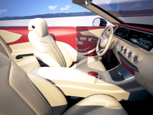 Mercedes-Benz S-Class Cabriolet 2018 3D Model