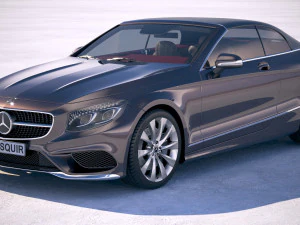 Mercedes-Benz Classe S Cabriolet 2018 Modello 3D