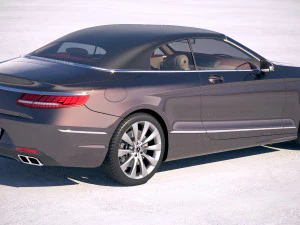 Mercedes-Benz Classe S Cabriolet 2018 Modello 3D