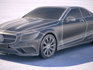 Mercedes-Benz Classe S Cabriolet 2018 Modello 3D