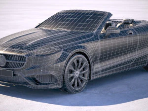 Mercedes-Benz Classe S Cabriolet 2018 Modello 3D
