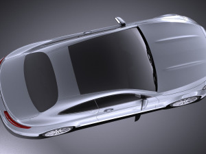 Mercedes-Benz S-class Coupe 2017 vray 3D Model