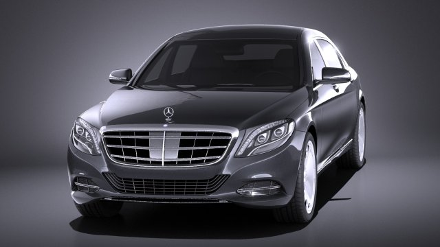 Mercedes-Benz S-Class Maybach 2016 Vray 3D Модель In Элитные 3DExport