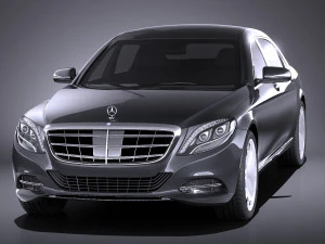 Mercedes-Benz S-class Maybach 2016 vray 3D Model