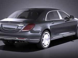 Mercedes-Benz S-class Maybach 2016 vray 3D Model