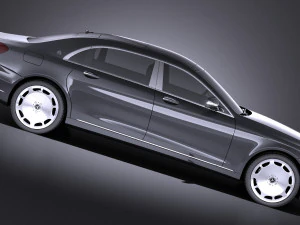 Mercedes-Benz S-class Maybach 2016 vray 3D Model