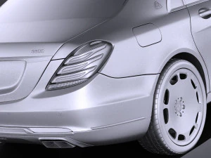 Mercedes-Benz S-class Maybach 2016 vray 3D Model