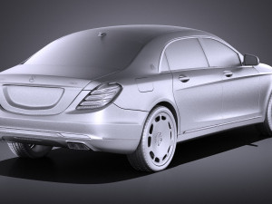 Mercedes-Benz S-class Maybach 2016 vray 3D Model