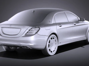 Mercedes-Benz S-class Maybach 2016 vray 3D Model