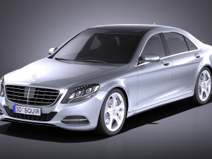 Mercedes-Benz S-class 2016 vray 3Dモデル
