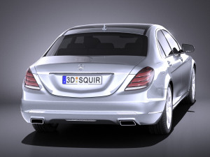 Mercedes-Benz S-class 2016 vray Modello 3D