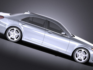 Mercedes-Benz S-class 2016 vray Modello 3D